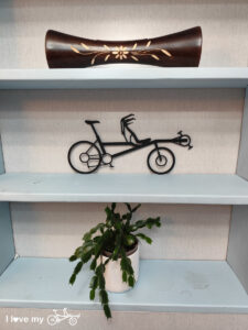A decorative Pino in a bookself
